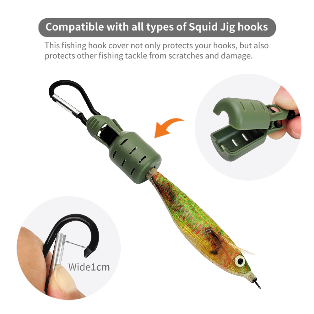 Squid Jig Hook Cover Durable P - огляд і ціна Fishing Hook Size