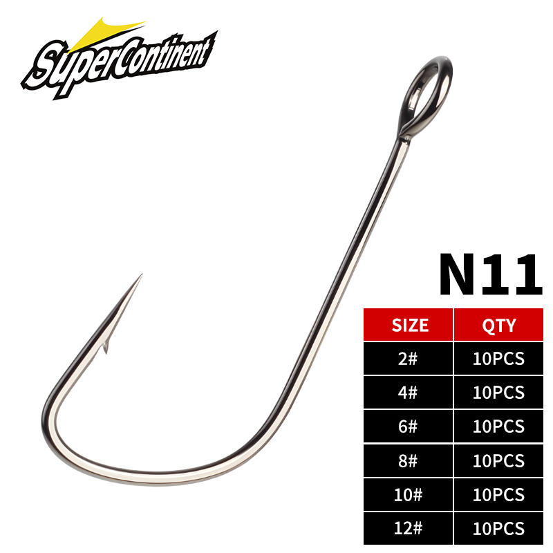Supercontinent 2#-12# 10pcs Ba - огляд і ціна Fishing Hook Assortment